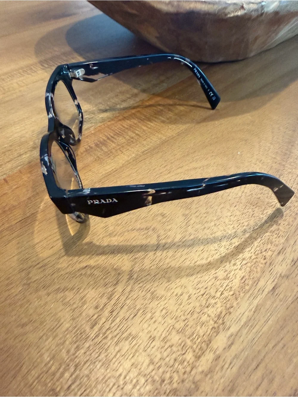 Prada Black Tortoise Cat-Eye Frames reading glasses prescription lenses